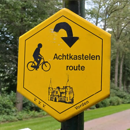 Wij fietsen de Achtkastelen route