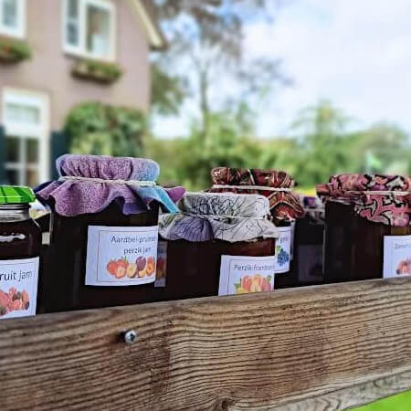 Foto: Jam te koop bij Zorgboerderij De Scholte