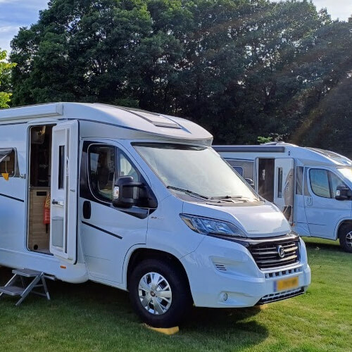 Foto: We zijn gesetteld en hebben een mooie ruime plek