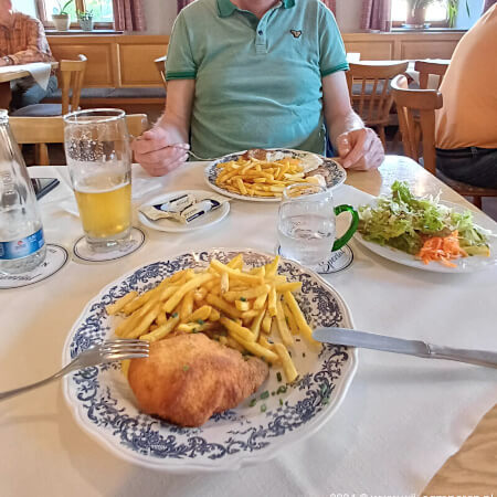 Foto: We eten schnitzel en friet