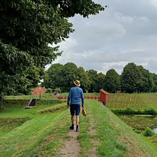 Foto: We wandelen een rondje om de vesting
