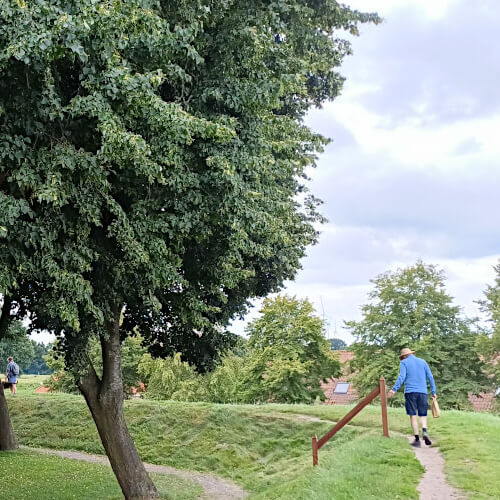 Foto: De vestingwal van Bourtange