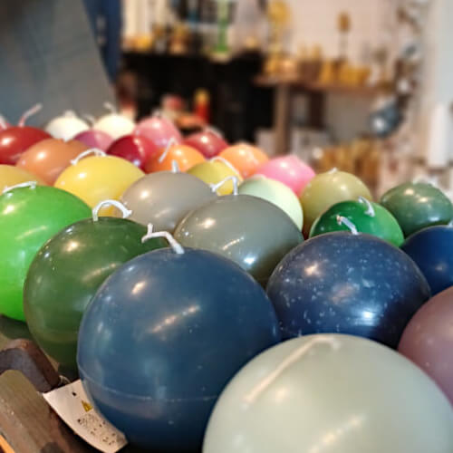 Foto: Kaarsenmakerij en - winkel in Bourtange