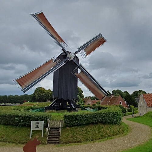 Foto: De vestingmolen van Bourtange