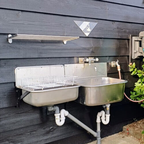 Foto: Eenvoudige afwasplek