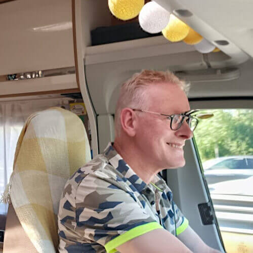 Foto: Dit keer een selfi op de terugweg
