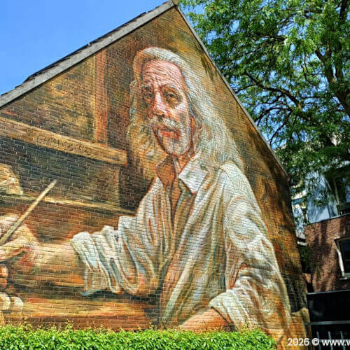 Foto: Cornelis le Mair - Kunstenaar(s): De Strakke Hand (Michiel Meulemans) - Locatie: Bergstraat 18, 5611 JZ Eindhoven
